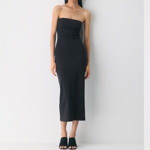 Aritzia Contour Strapless Maxi Dress